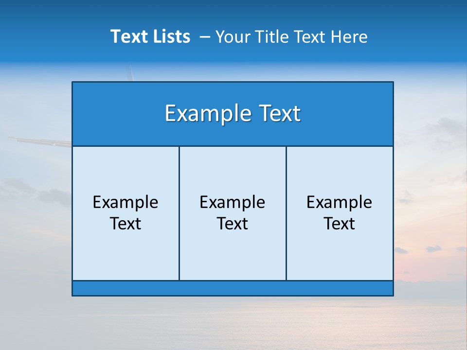 Sunrise Airport Sun PowerPoint Template