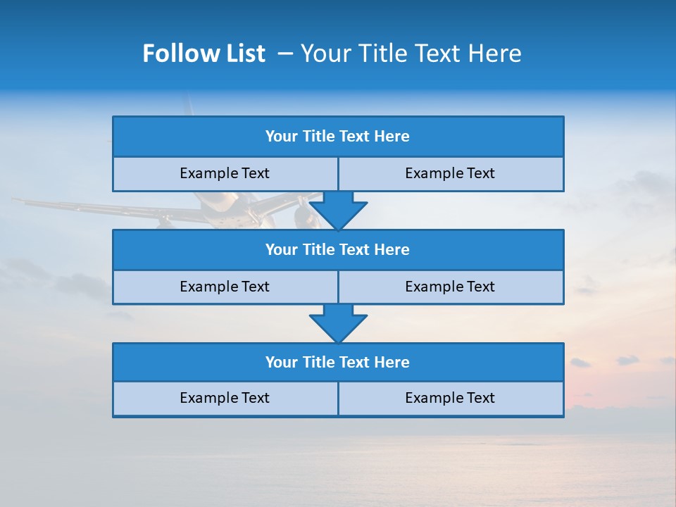 Sunrise Airport Sun PowerPoint Template