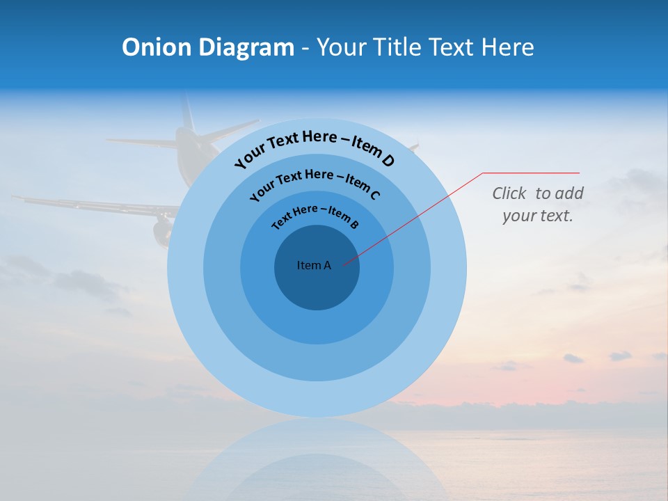 Sunrise Airport Sun PowerPoint Template
