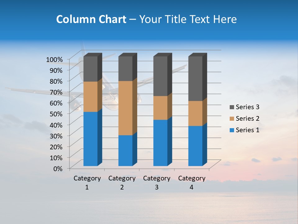 Sunrise Airport Sun PowerPoint Template