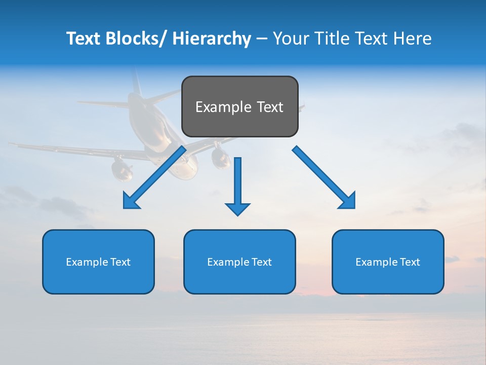 Sunrise Airport Sun PowerPoint Template