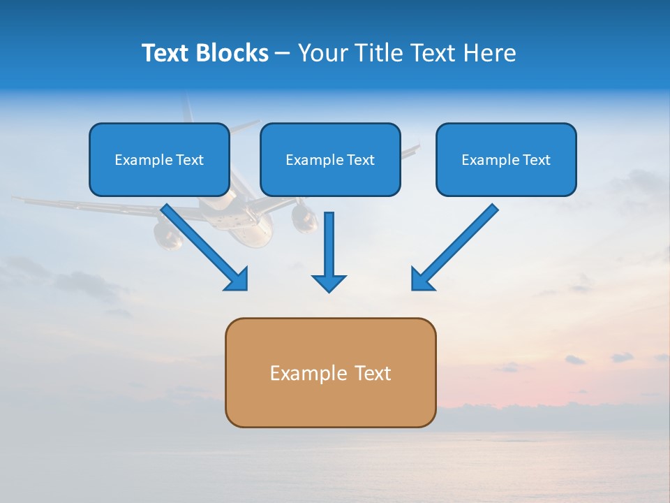 Sunrise Airport Sun PowerPoint Template