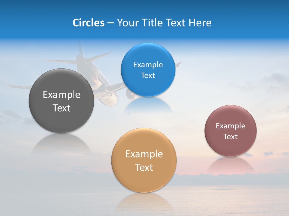 Sunrise Airport Sun PowerPoint Template