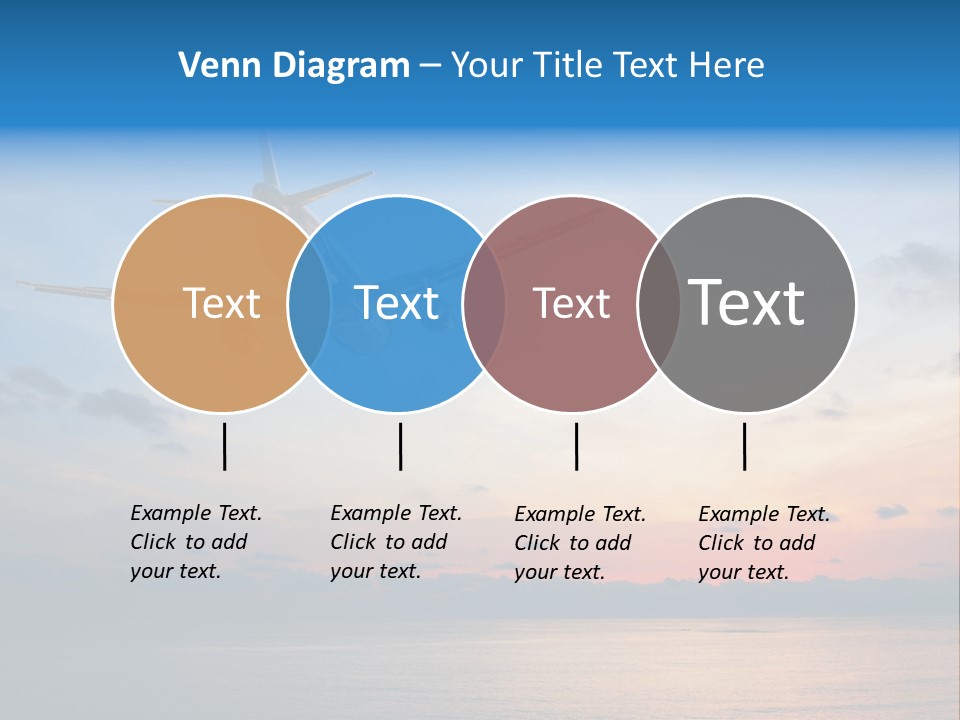 Sunrise Airport Sun PowerPoint Template