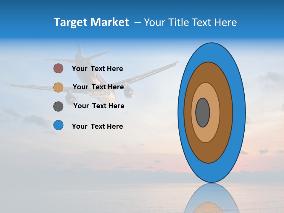 Sunrise Airport Sun PowerPoint Template