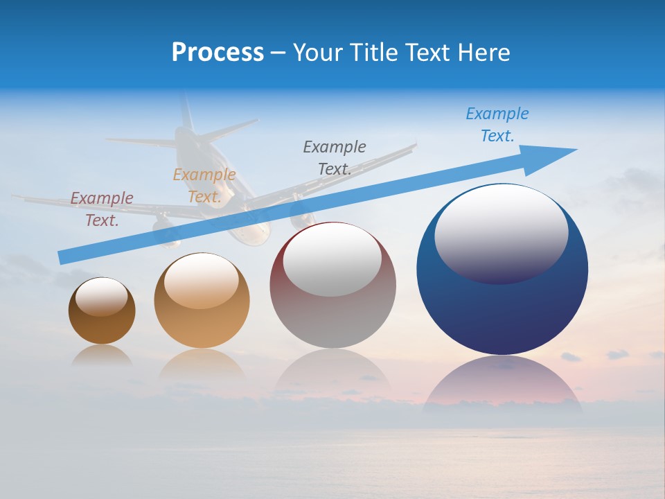 Sunrise Airport Sun PowerPoint Template