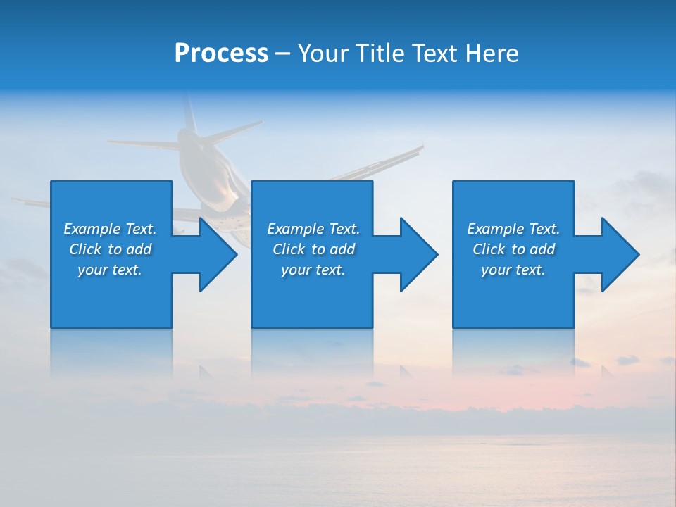 Sunrise Airport Sun PowerPoint Template