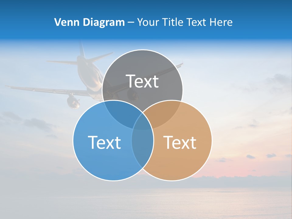 Sunrise Airport Sun PowerPoint Template