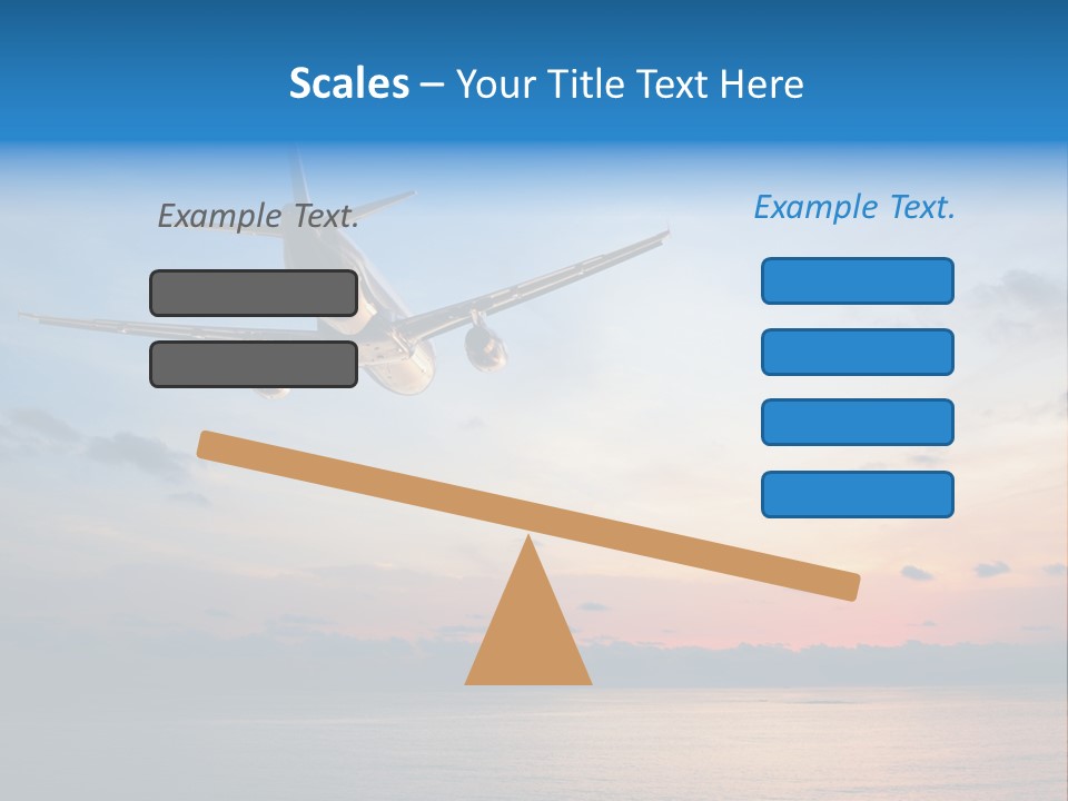 Sunrise Airport Sun PowerPoint Template
