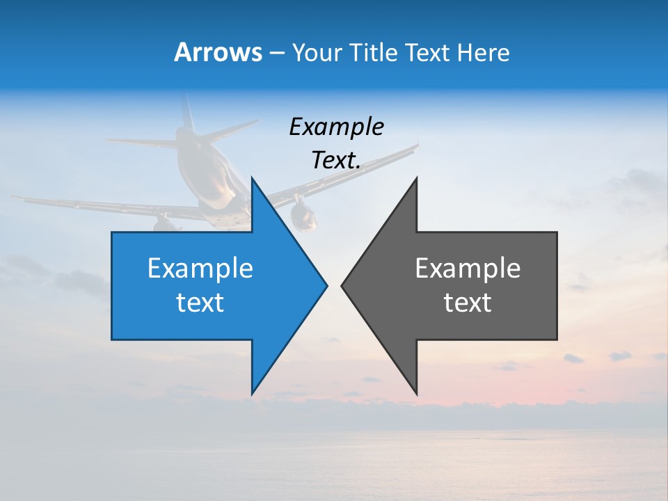 Sunrise Airport Sun PowerPoint Template