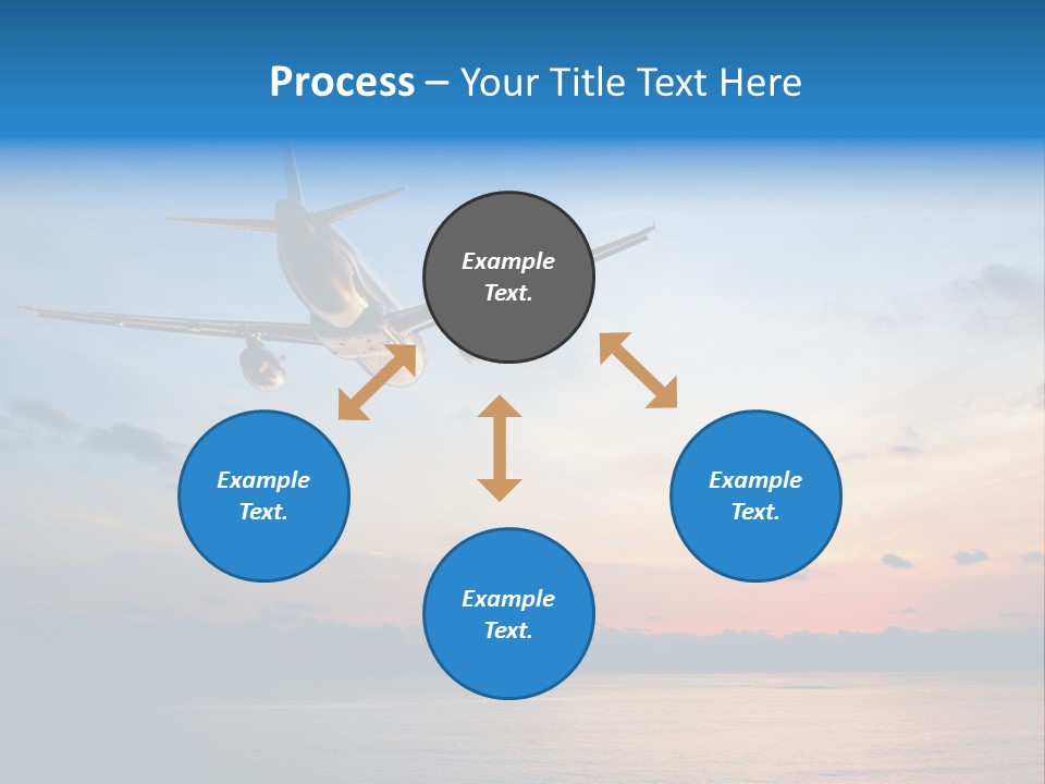 Sunrise Airport Sun PowerPoint Template