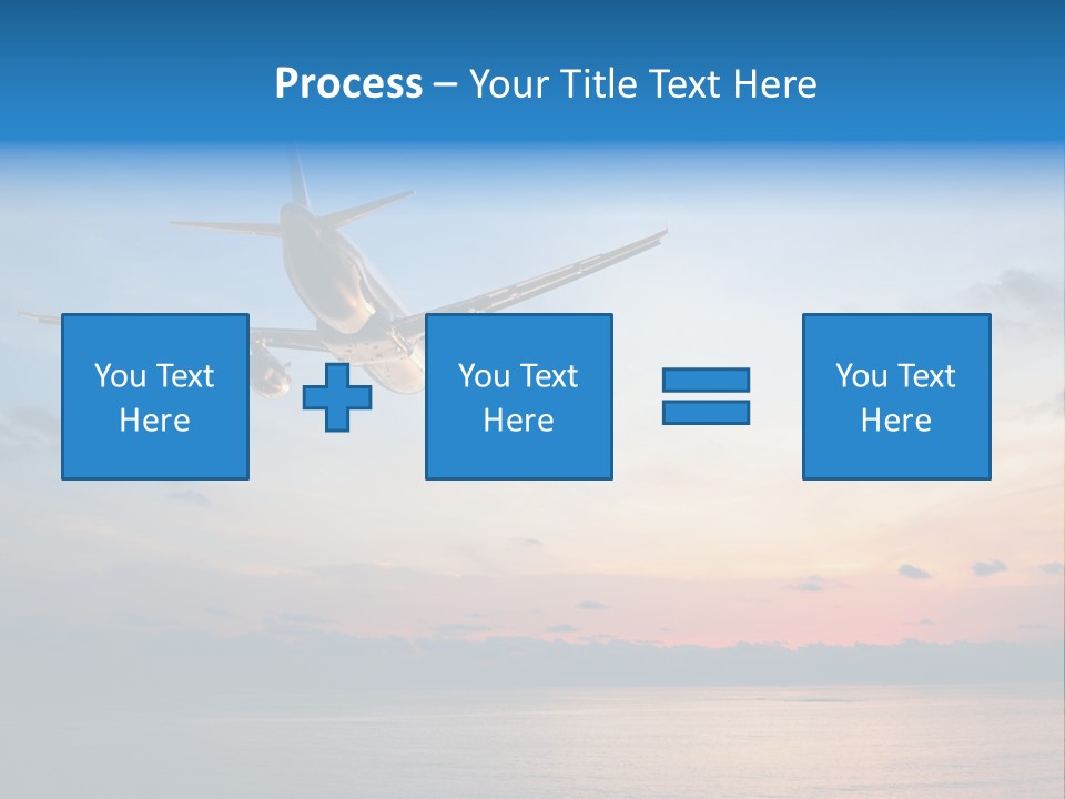 Sunrise Airport Sun PowerPoint Template