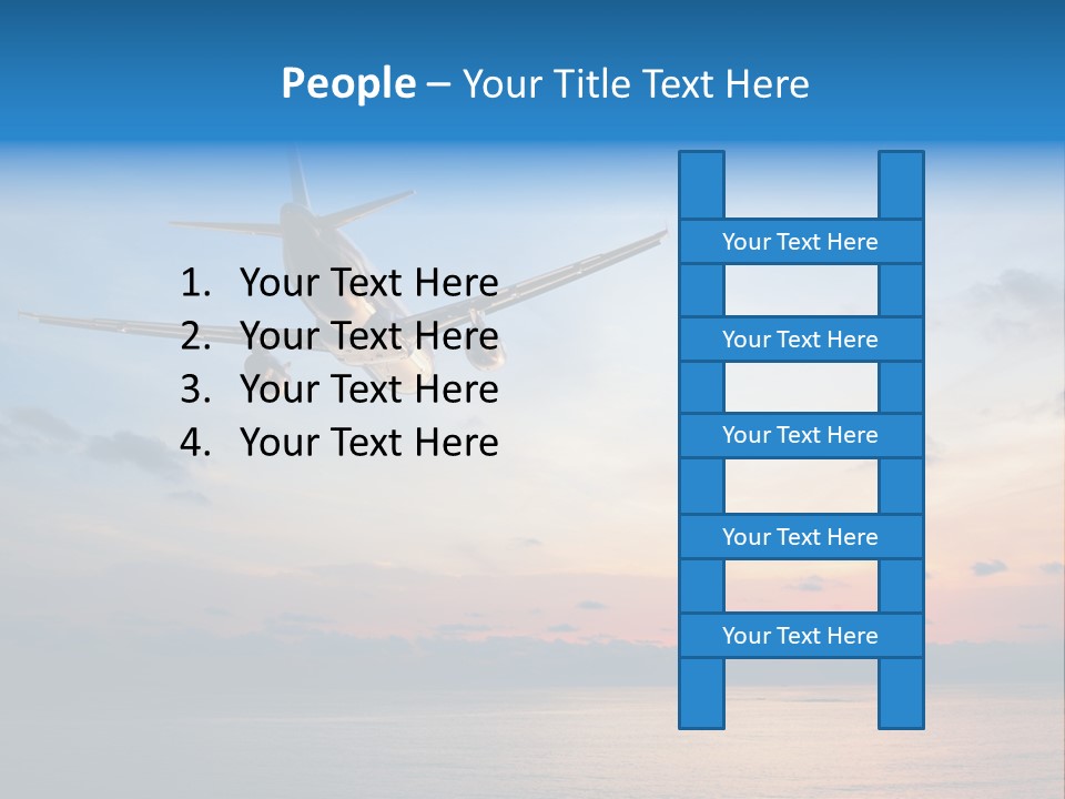 Sunrise Airport Sun PowerPoint Template