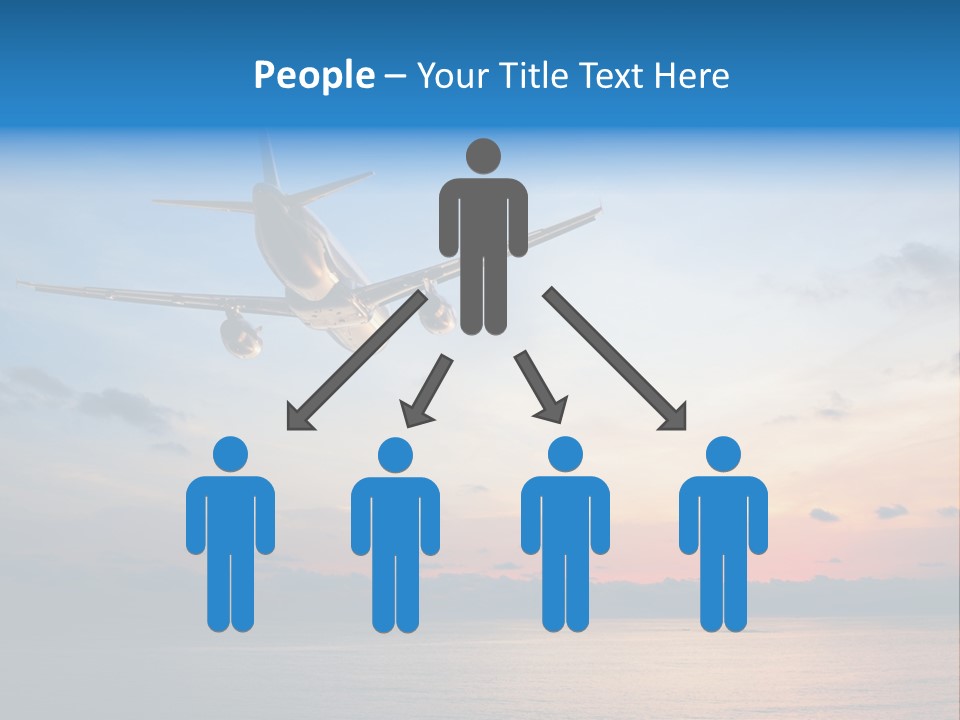 Sunrise Airport Sun PowerPoint Template