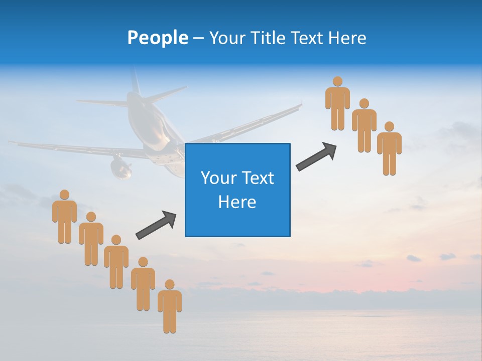 Sunrise Airport Sun PowerPoint Template