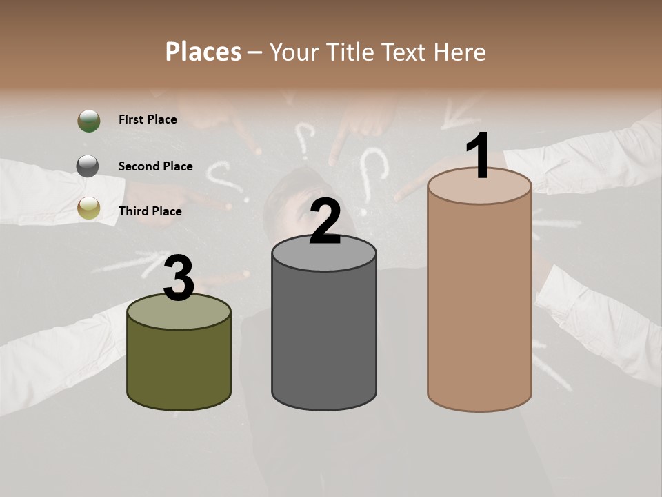 Arrow Moving Continental PowerPoint Template
