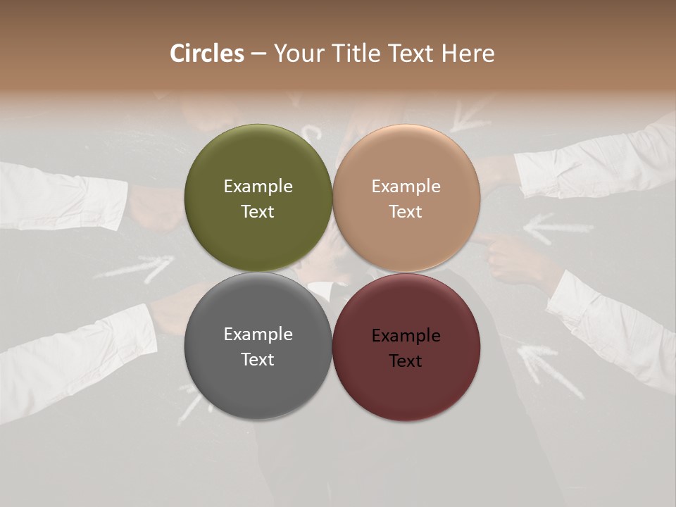 Arrow Moving Continental PowerPoint Template