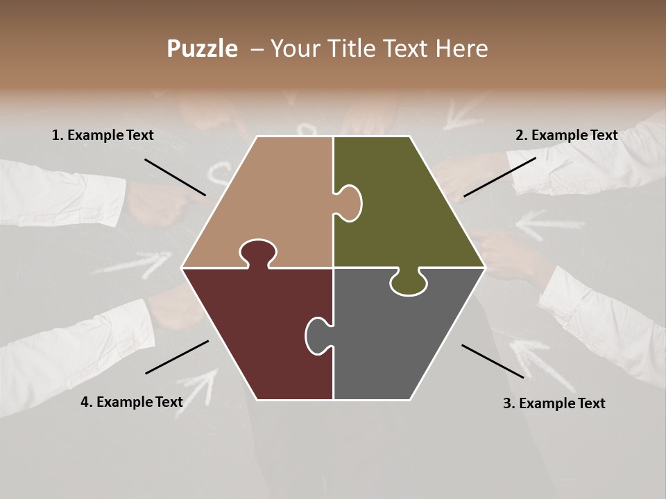 Arrow Moving Continental PowerPoint Template