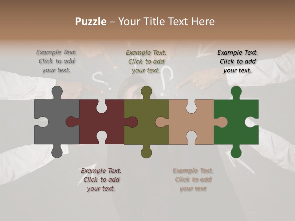 Arrow Moving Continental PowerPoint Template