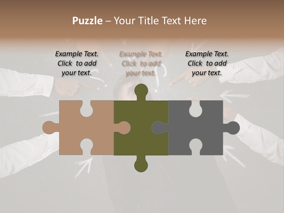 Arrow Moving Continental PowerPoint Template