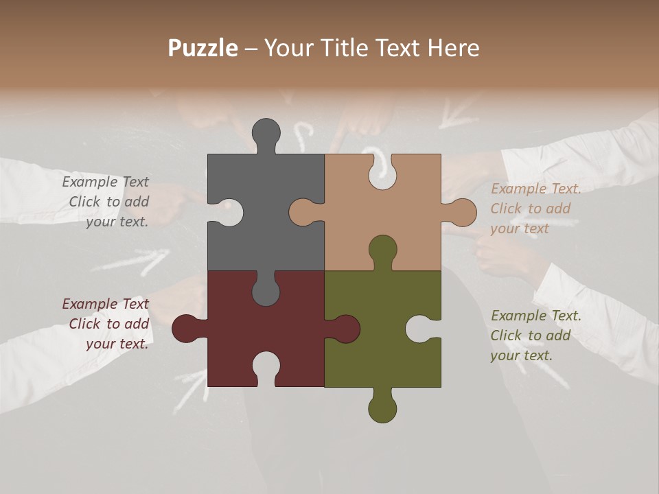 Arrow Moving Continental PowerPoint Template