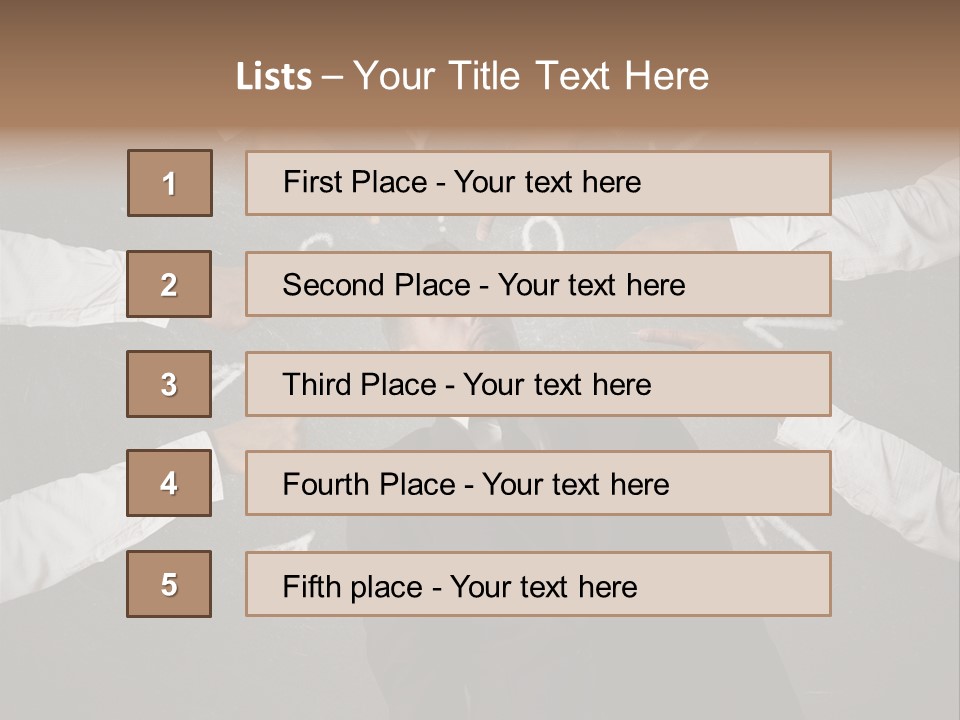 Arrow Moving Continental PowerPoint Template