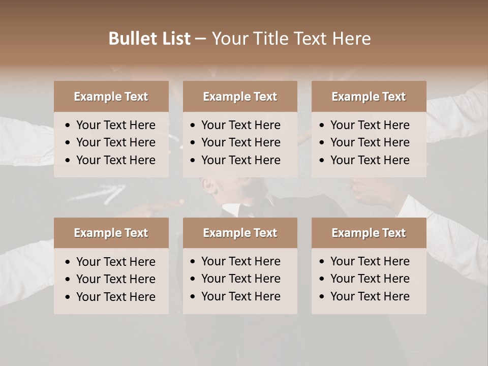 Arrow Moving Continental PowerPoint Template