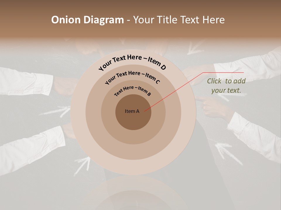Arrow Moving Continental PowerPoint Template