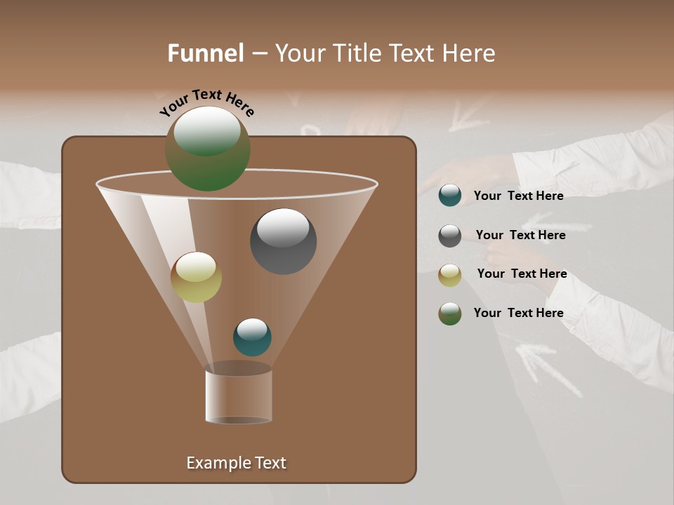 Arrow Moving Continental PowerPoint Template