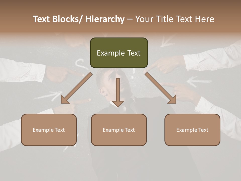 Arrow Moving Continental PowerPoint Template
