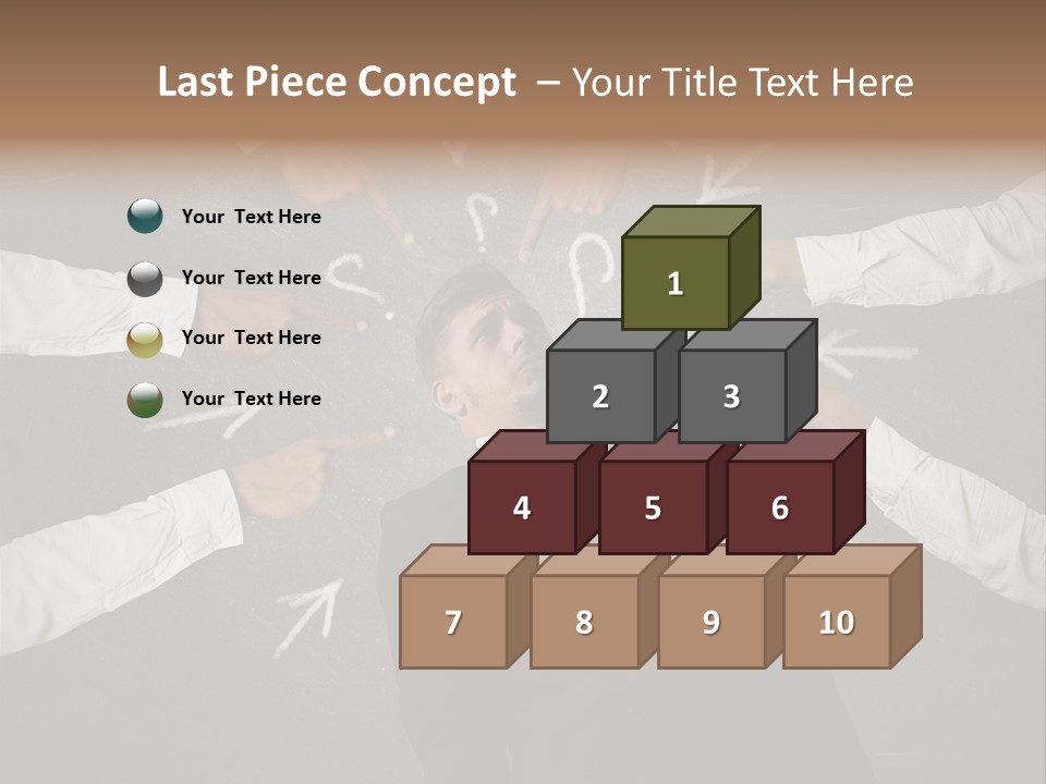 Arrow Moving Continental PowerPoint Template