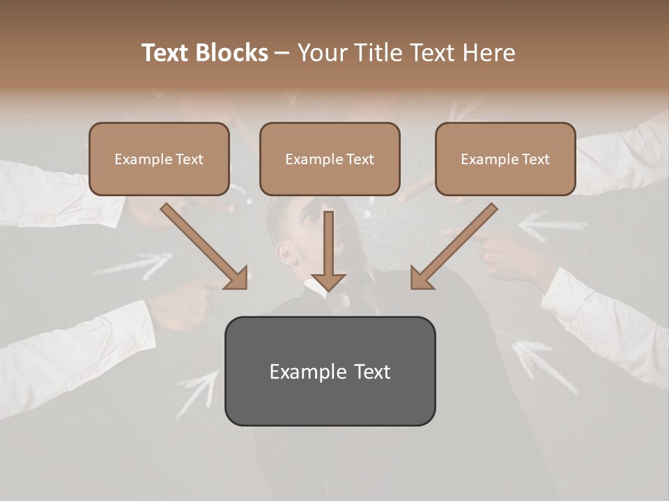 Arrow Moving Continental PowerPoint Template