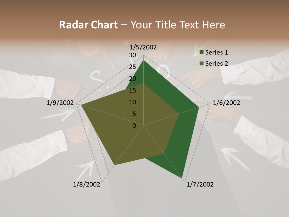 Arrow Moving Continental PowerPoint Template