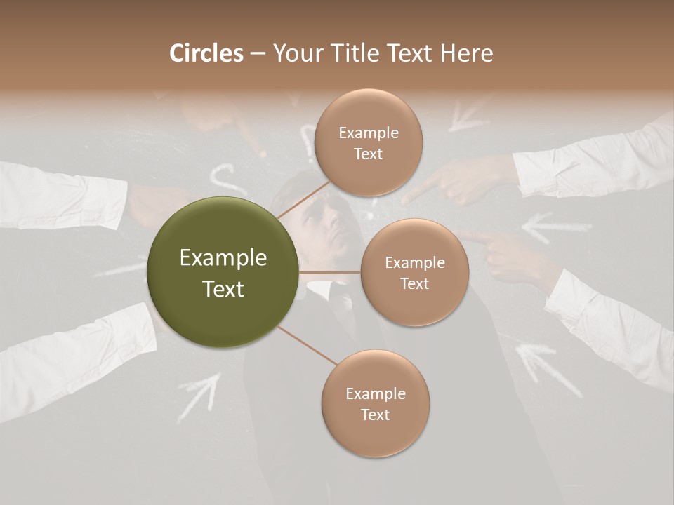 Arrow Moving Continental PowerPoint Template
