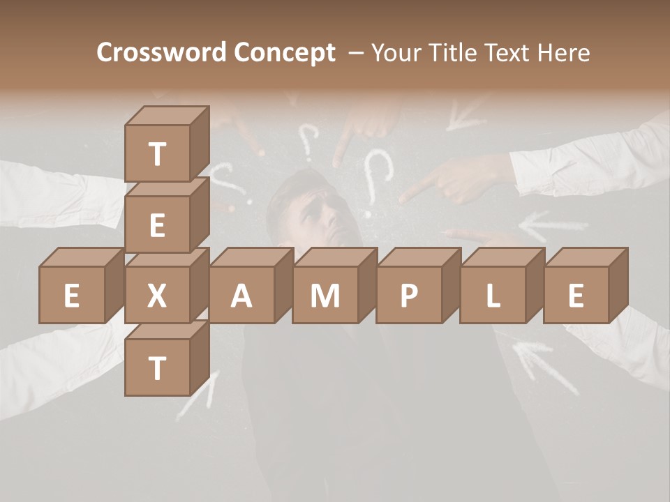 Arrow Moving Continental PowerPoint Template