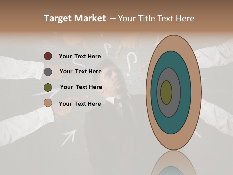 Arrow Moving Continental PowerPoint Template