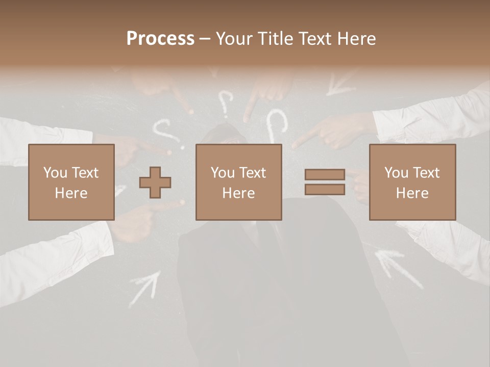 Arrow Moving Continental PowerPoint Template