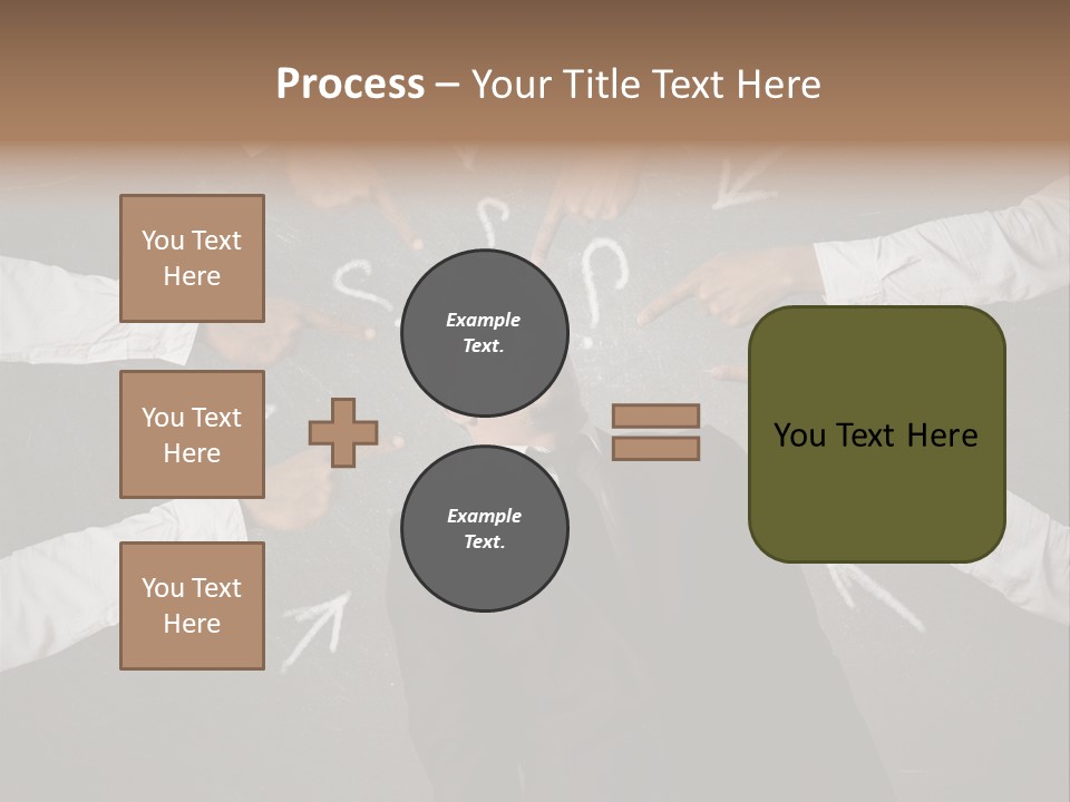 Arrow Moving Continental PowerPoint Template