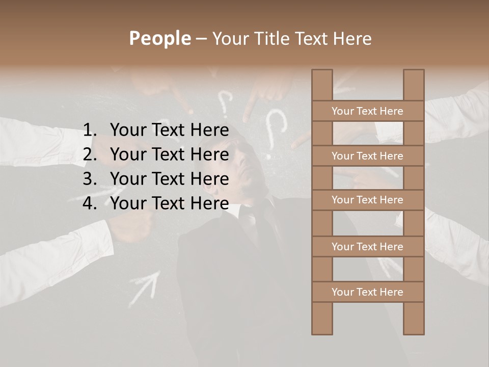 Arrow Moving Continental PowerPoint Template