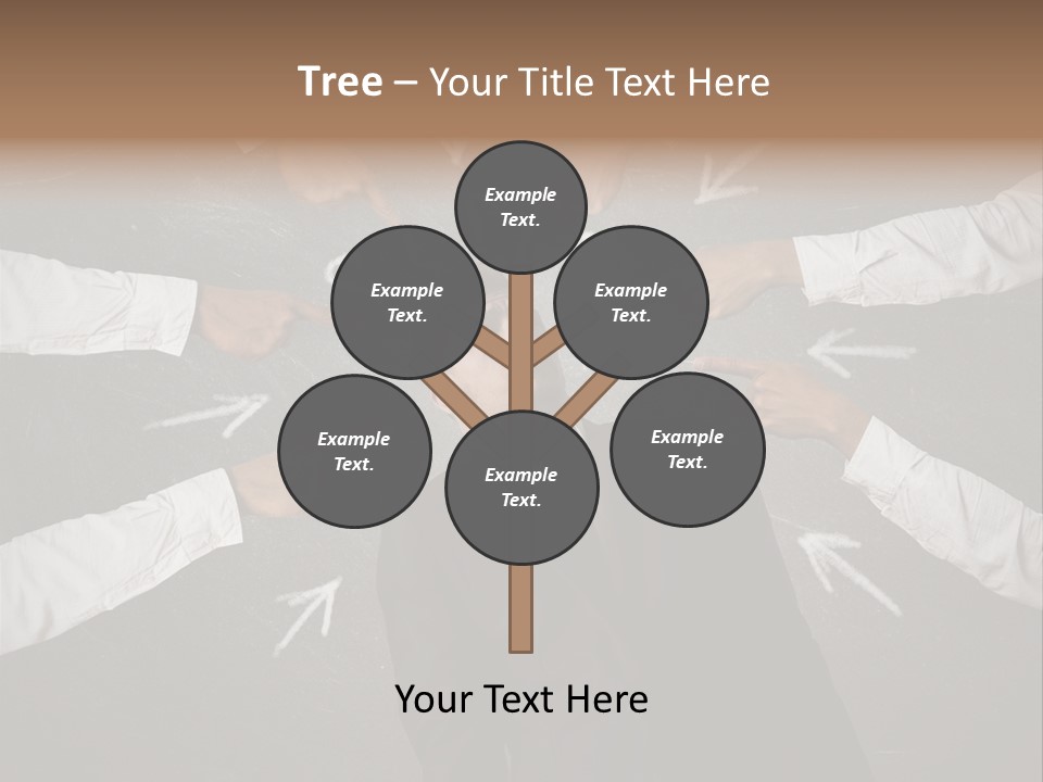 Arrow Moving Continental PowerPoint Template