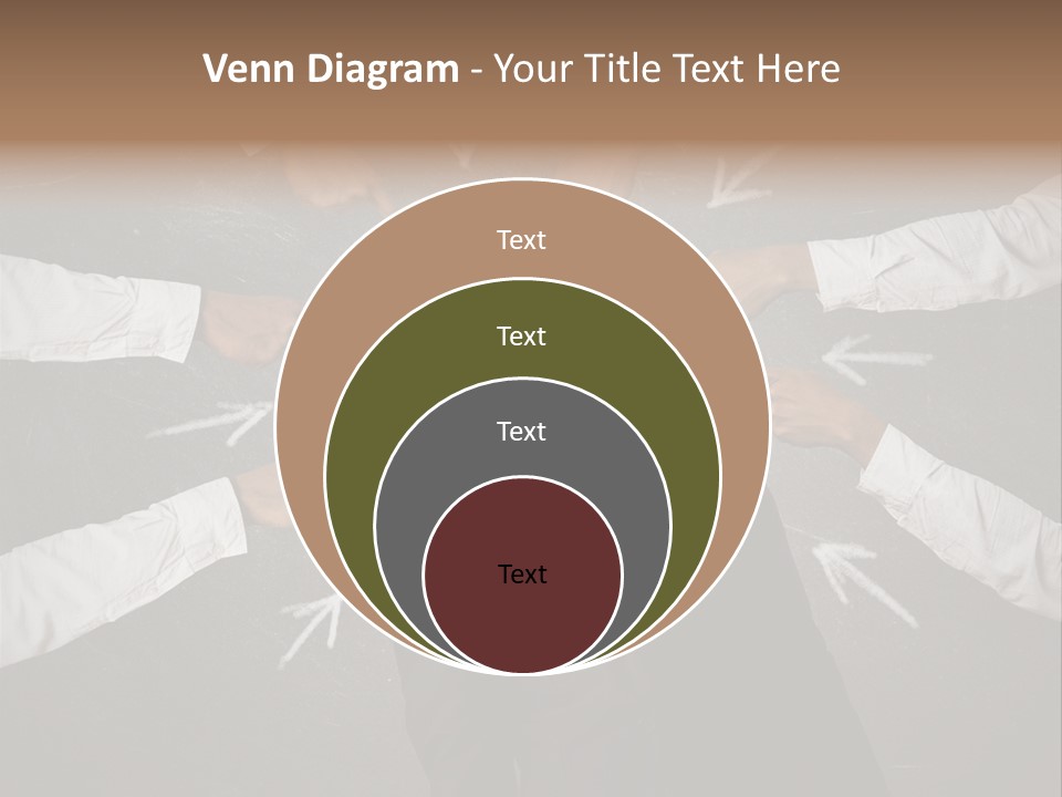Arrow Moving Continental PowerPoint Template