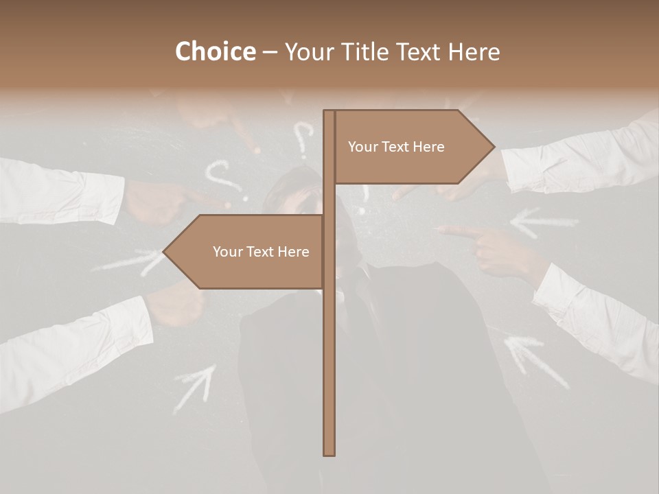 Arrow Moving Continental PowerPoint Template