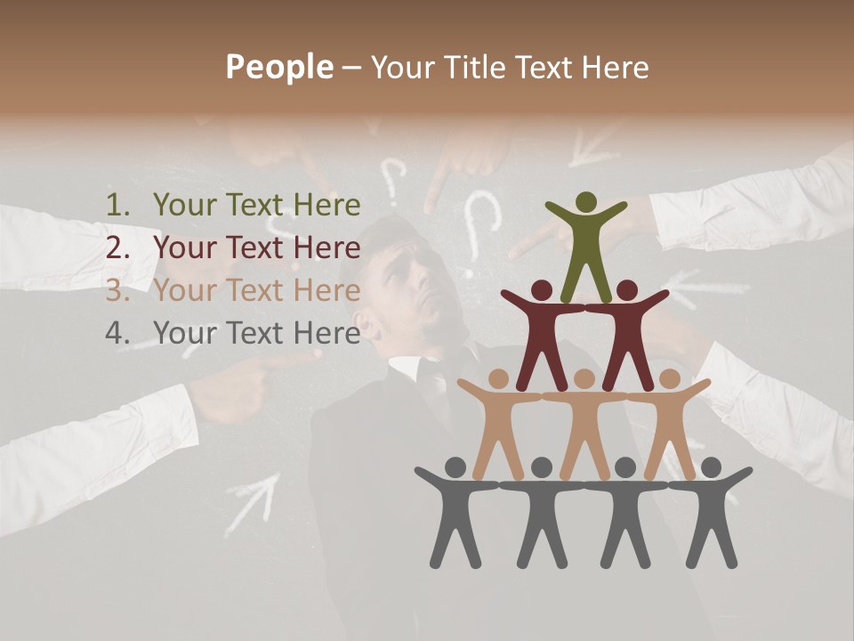 Arrow Moving Continental PowerPoint Template