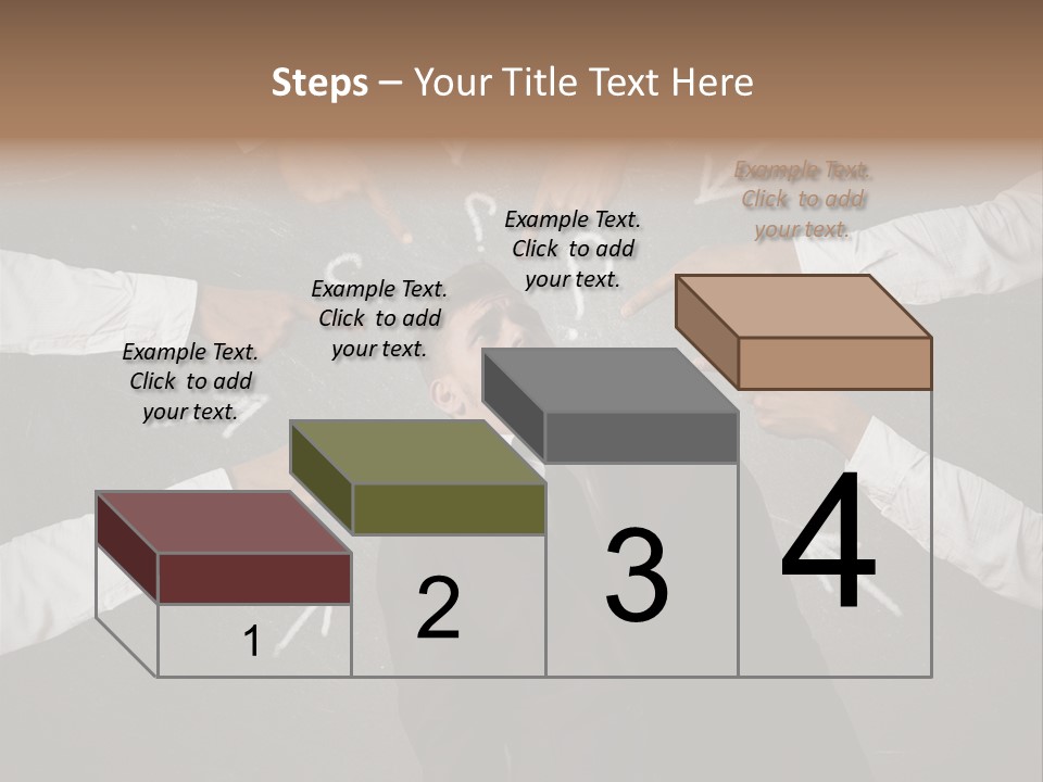 Arrow Moving Continental PowerPoint Template
