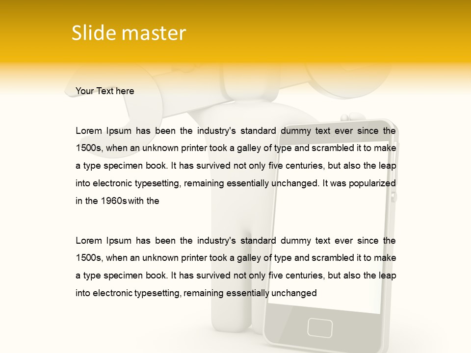 Spanner Man Fix PowerPoint Template