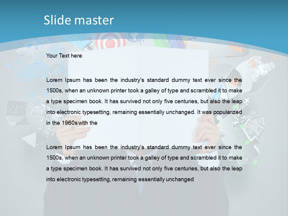 Book Chart Goals PowerPoint Template