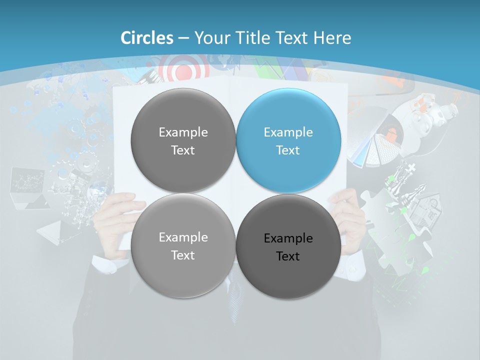 Book Chart Goals PowerPoint Template
