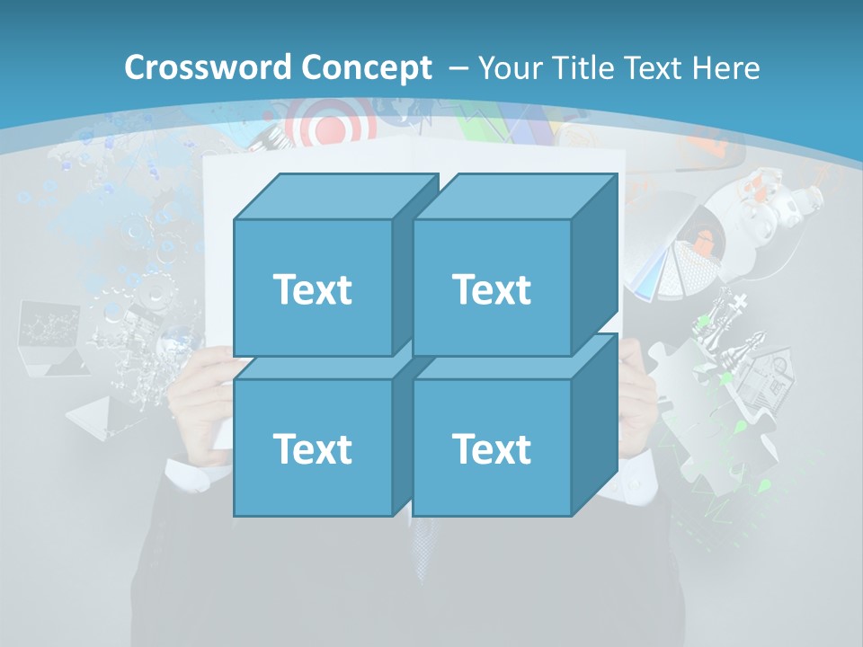 Book Chart Goals PowerPoint Template