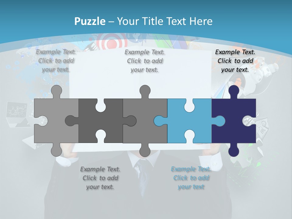 Book Chart Goals PowerPoint Template