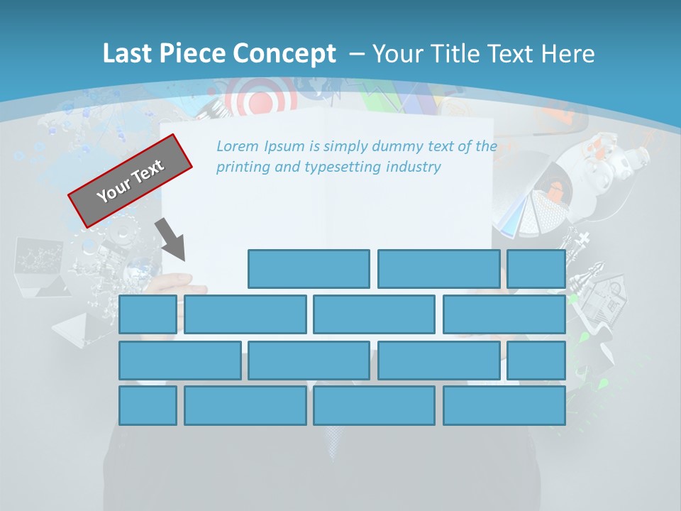 Book Chart Goals PowerPoint Template